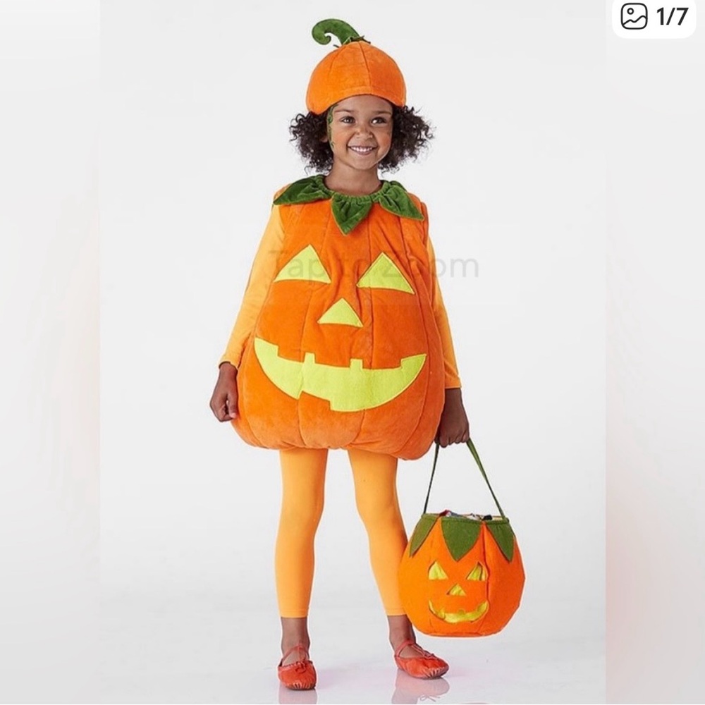 Pottery Barn Kids Glow in the Dark Pumpkin Costume